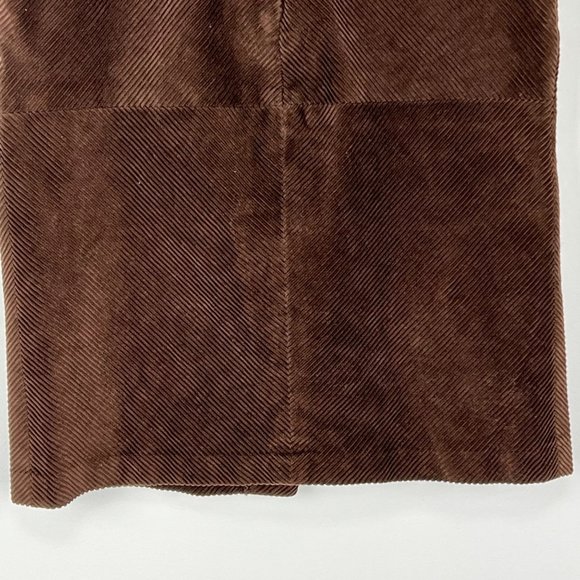 Chaiken Brown Corduroy Pencil Straight Skirt size 6 - Picture 3 of 9